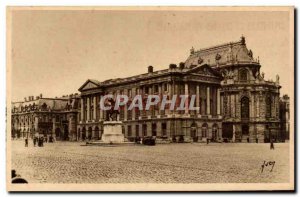 Versailles Postcard Old Palace The royal court and the chapel