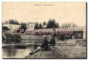 Postcard Old New Bridge Appoigny