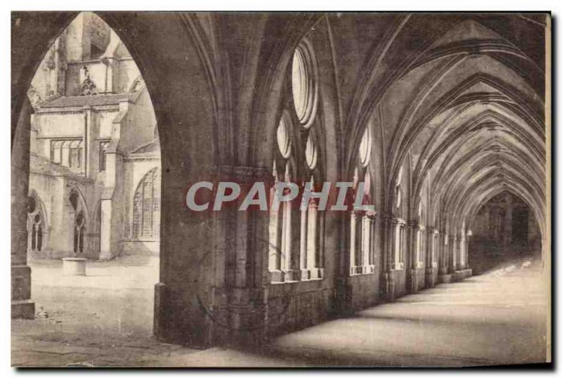 Old Postcard Toul Cloitre de la Cathedrale Party giving access in the choir o...