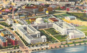 Cambridge MA  MASSACHUSETTS INSTITUTE OF TECHNOLOGY~MIT Bird's Eye View Postcard