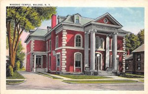 Masonic Temple Malone NY