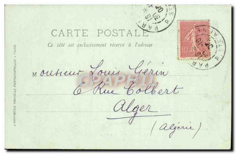Old Postcard The King And Queen d & # 39Italie In Paris Versailles L & # 39ar...
