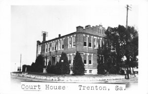 H75/ Trenton Georgia RPPC Postcard c1950s Dade County Court House 130