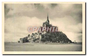 Postcard Abbey of Mont St Michel Facing North East