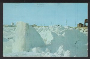 PEI Prince Edward Island BORDEN Harbour Winter Ice Pile-Up pm1978 - Chrome