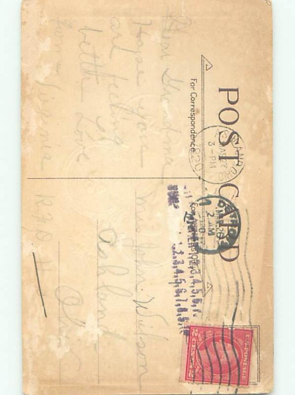 Divided-Back ST. PATRICK'S DAY SCENE Great Postcard W8197