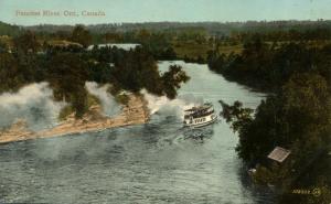 Steamer - Ship - on Fenelon River, Ontario, Canada - pm 1912 - DB