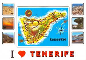 BG27606 tenerife map cartes geographiques    spain