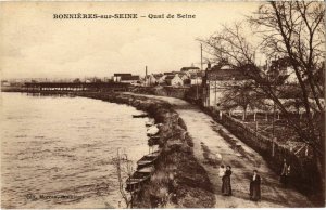 CPA BONNIERES-sur-SEINE - Quai de SEINE (102771)