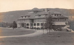 Pike New Hampshire Lake Tarleton Club Entrance Real Photo Postcard AA72379