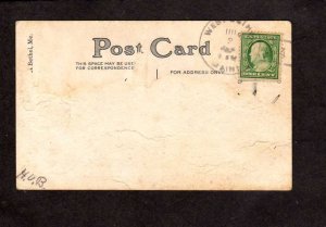 OR Main St Street Snow Cornelius Oregon Postcard Damaged on Back