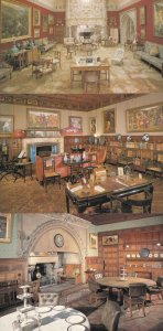 Cragside Northumberland The Library Dining Room 3x Postcard s