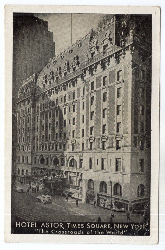 Hotel Astor, Times Square, New York