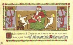 Santa Claus 1916 postal used 1916