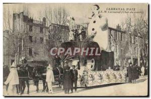 Old Postcard Carnival Float & # 39Aix Committee Aix en Provence