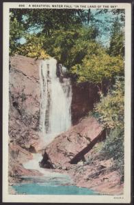 Water Fall In The Land of the Sky Postcard