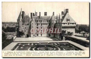 Old Postcard Langeais Chateau