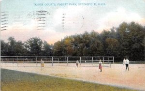 Tennis Courts in Springfield, Massachusetts Forest Park.