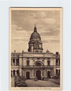 Postcard Edinburgh University from the Quadrangle Edinburgh Scotland