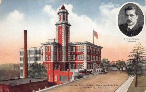 HOME OF SUCCESSFUL FARMING PUBLISHING CO. DES MOINES IOWA ADV POSTCARD (c. 1910)