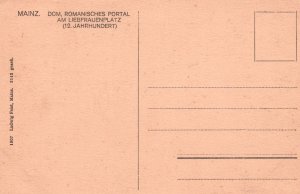 Dom,Romanisches Portal,Mainz,Germany BIN