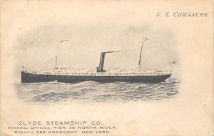 SS Comanche Clyde Steamship Co. Ship Postal Used Unknown 