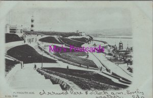 Devon Postcard - Plymouth Hoe. Posted 1902 - RS37919
