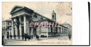 Old Postcard Rochefort sur Mer Eglise Saint Louis
