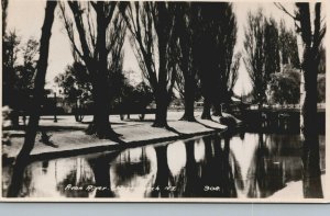 New Zealand Avon River Christchurch Vintage RPPC 08.94