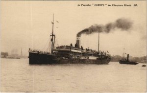 CPA AK Le Paquebot Europe des Chargeurs Reunis SHIPS (1203496)