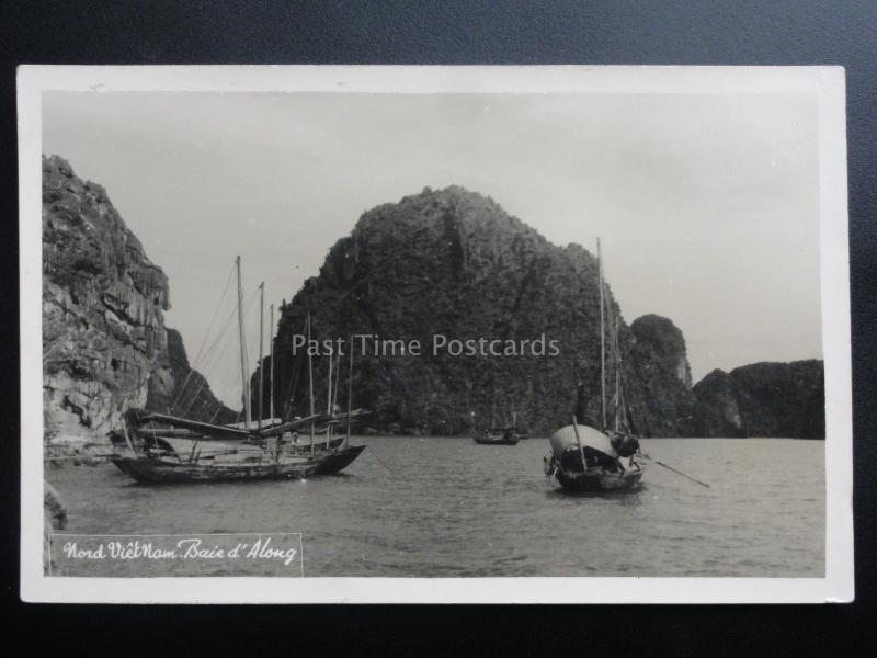 Vietnam: Nord Vietnam Baie d' Along c1953 - Old Real Photograph Postcard