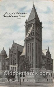 Court House Red Oak, IA, USA Vintage Postcard