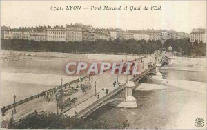 Postcard Old Bridge Morand and Lyon Quai East