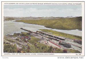 General View of Pedro Miguel Locks, Looking Southwest, Panama, 10-20s