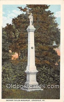 Zachery Taylor Monument Louisville, KY, USA Unused 