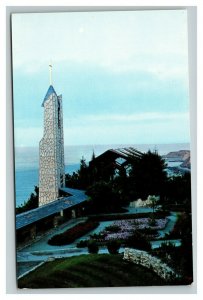 Vintage 1950's Postcard Wayfarers Chapel Portuguese Bend Rancho Palos Verdes CA