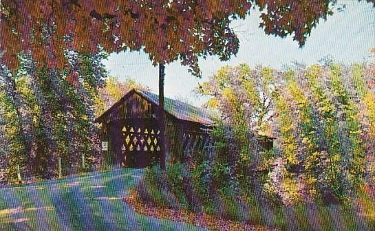 This Delightful Covered Bridge Crosses The Ashuelot River At Winchester Londo...