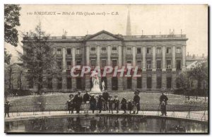 Bordeaux - City Hotel facade west-Old Postcard