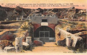 Lot134 africa tunisia carthage   underground chapel in the amphitheater