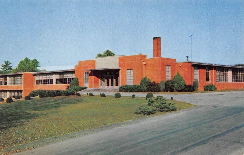 Franklin, NC North Carolina   HIGH SCHOOL  Macon County  VINTAGE Chrome Postcard