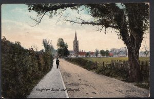 Leicestershire Postcard - Knighton Road and Church, Leicester RS1679