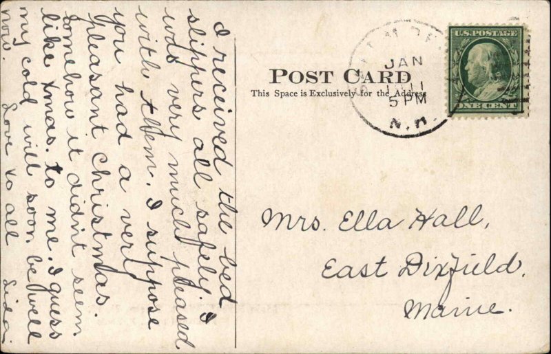 Salem NH Main St. West c1910 Postcard