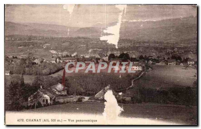 Postcard Old Chanay panoramic view