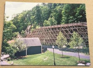 PC UNUSED - 2001 BOULDER DASH COASTER, BRISTOL, CONN. -  PRINTED FROM PHOTO