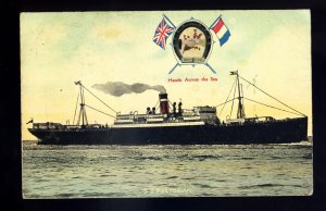 LS3636 - UK Liner - Allan Line - Pretorian - built 1901 - postcard