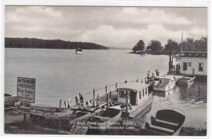 Boat Dock Harbor Kentucky Lake KY TN Tennessee postcard