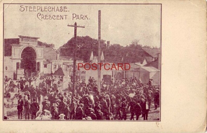 pre-1907 STEEPLECHASE, CRESCENT PARK - Rhode Island