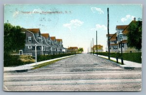 ROCKAWAY PARK LONG ISLAND NY NEWPORT AVE. ANTIQUE POSTCARD