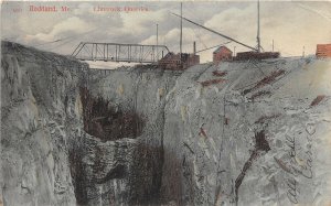 Limerock Quarries Rockland Maine 1906 postcard