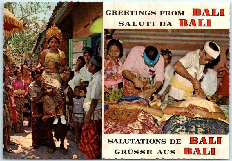 Postcard - Greetings From Bali, Indonesia 